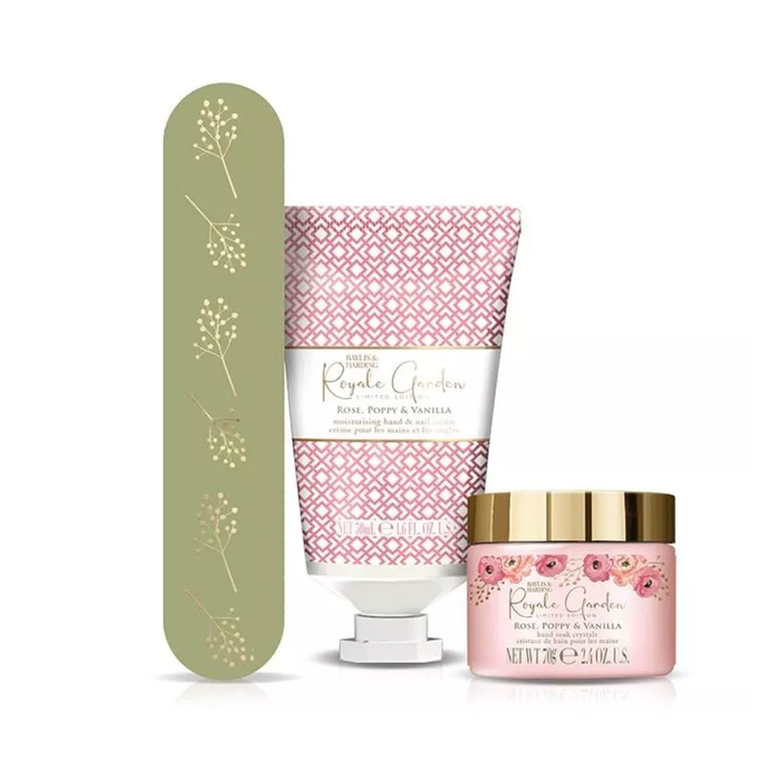 Zestaw do pielęgnacji dłoni ROYALE GARDEN Baylis & Harding 50 ml / 70 g