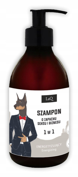 Męski szampon do włosów dla mężczyzn for men Doberman LaQ 300 ml