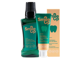 Naturalny zestaw pasta (75 ml) + płyn (250 ml) SmileUp