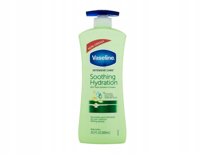 Nawilżający balsam do ciała z aloesem Soothing Hydration Vaseline 600 ml