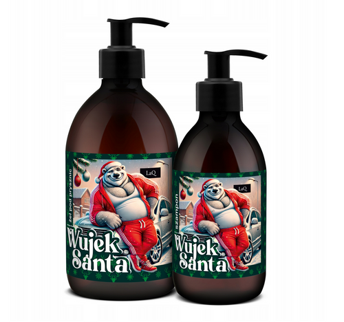 Świąteczny zestaw prezentowy dla mężczyzn żel szampon Wujek Santa LaQ 1 szt