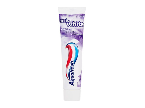 Wybielająca pasta do zębów fluor świeży oddech Active White Aquafresh 100ml