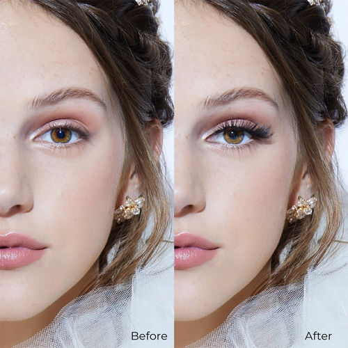 Sztuczne rzęsy na pasku + klej Muses Collection Noblesse LMS01C Kiss 3-pak