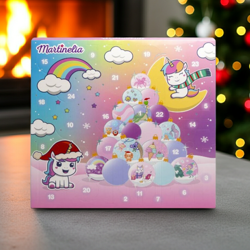 Świąteczny kalendarz adwentowy kosmetyki dla dziewczynek Martinelia 1 szt