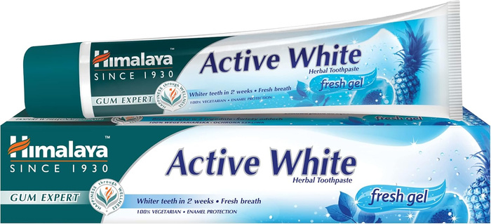 Pasta do zębów żelowa odświeżająca bez fluoru Active White Himalaya 75 ml