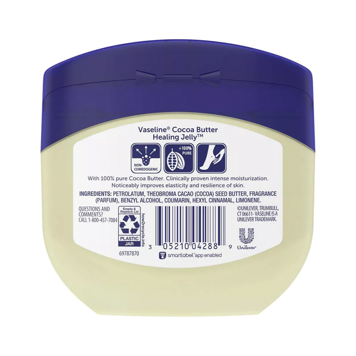 Nawilżająca wazelina Vaseline Cocoa Butter Healing Jelly masło kakaowe 368g