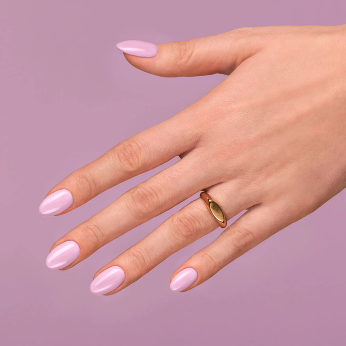 Lakier hybrydowy do paznokci trwały różowy #056  Semilac Pink Smile 7 ml
