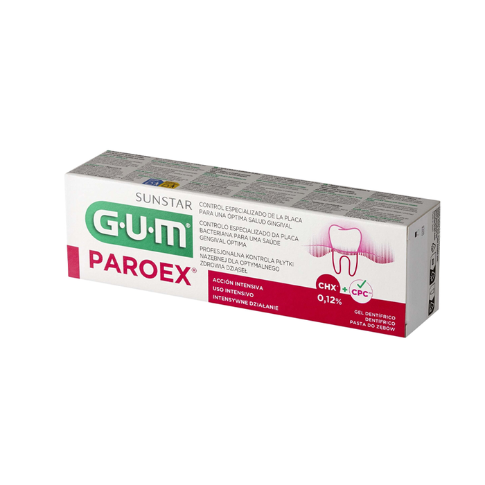 Żelowa pasta z chlorheksydyną 0,12% GUM PAROEX Sunstar 75 ml