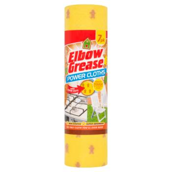 Materiałowe ścierki ze wzorami pierników do szorowania Elbow Grease 7 szt.