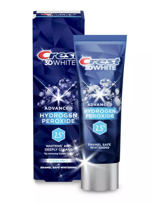 Wybielająca pasta do zębów 3D White Hydrogen Peroxide 2,5% Crest 85g