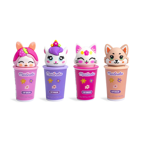 Nawilżający balsam do ust dla dzieci owocowy smak Lip Balm Martinelia 6 g