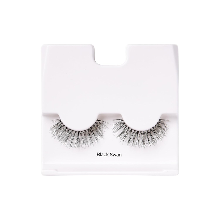 Sztuczne rzęsy na pasku KISS Lash Couture Luxtensions Black Swan + klej 1g