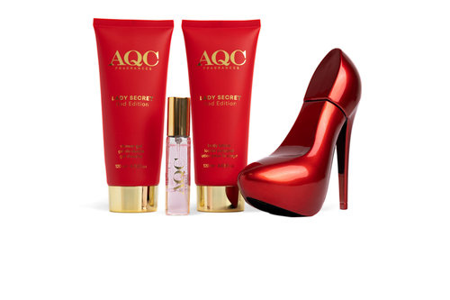 Elegancki zestaw prezentowy kosmetyków dla kobiet Red Edition AQC