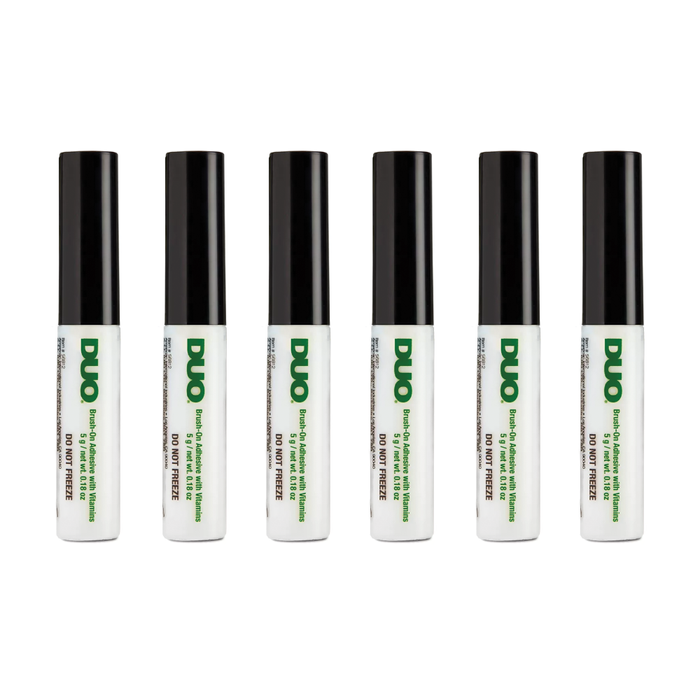 Bezbarwny klej do sztucznych rzęs DUO z wit. A,E,C Brush On Ardell 6pak 5ml