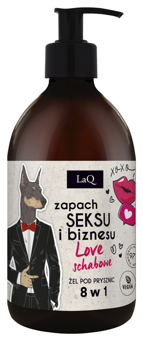 Naturalny żel pod prysznic dla mężczyzn Doberman Love Schabowe LaQ 500ml