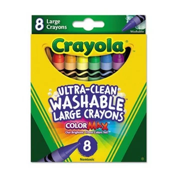 CRAYOLA zmywalne kredki woskowe 8 kolorów