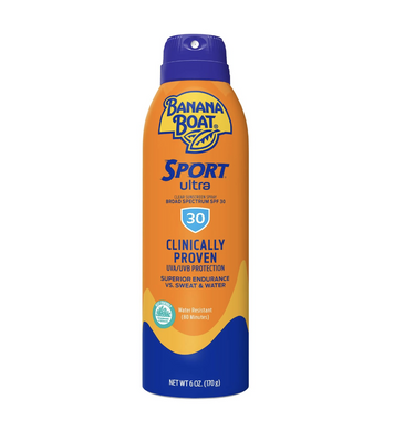 Spray z filtrem przeciwsłonecznym SPF 30 BANANA BOAT SPORT 170g