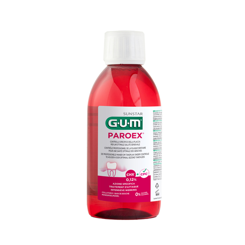 Antyseptyczny płyn do płukania ust CHX 0,12% GUM Paroex Sunstar 300 ml