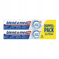 Pasta do zębów miętowa 24h świeżości Blend-a-med Extra Frisch Clean 2x75 ml