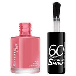 RIMMEL LONDON Super shine Lakier do paznokci 405 ROSE LIBERTINE 8 ml