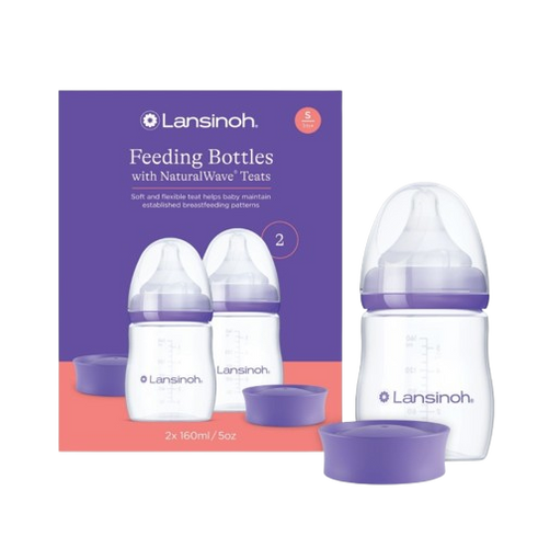 Lansinoh Butelka do karmienia smoczek S 2x160 ml