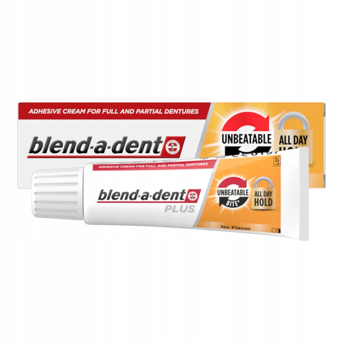 Klej mocujący do protez mocny bezsmakowy Unbeatable Blend-a-dent Plus 40 g