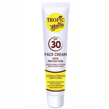 Krem do twarzy z filtrem przeciwsłonecznym SPF 30 Tropics By Malibu 40ml