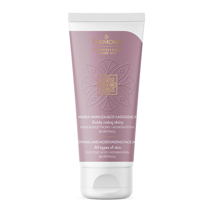 Maska nawilżająco-łagodząca kwas bursztynowy i bioretinol Farmona 75 ml