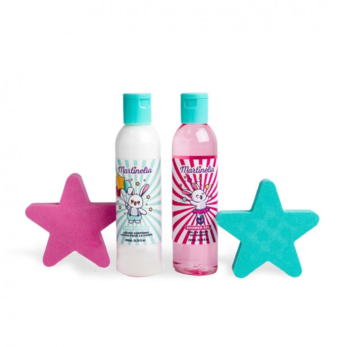 Zestaw do kąpieli dla dzieci żel balsam bomby Circus Martinelia 200g / 100g