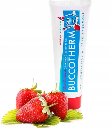 Buccotherm pasta do zębów dla dzieci truskawka50ml