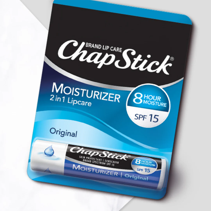 Pomadka nawilżająca do ust ChapStick Moisturizer SPF 15 ochronna wit. E 4 g