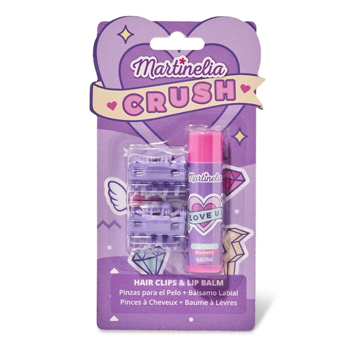 Zestaw dla dzieci balsam do ust i spinki do włosów CRUSH Martinelia 1 szt
