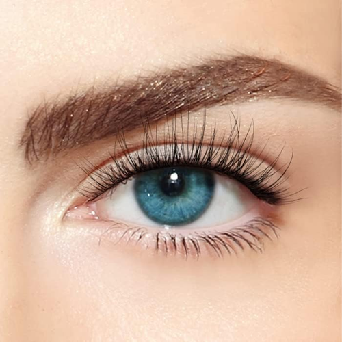 Sztuczne rzęsy na pasku KISS Naked Drama Veil efekt norki 3D + klej 1 g