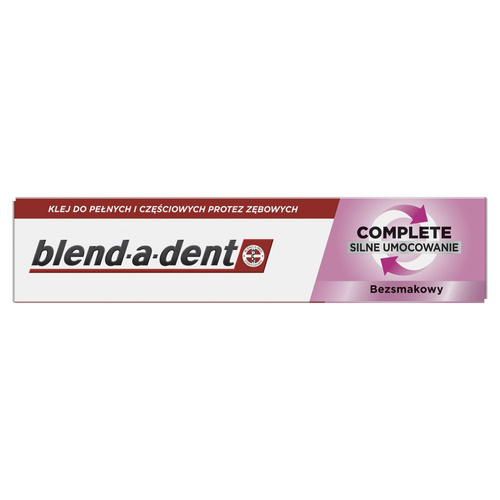 Klej mocujący do protez mocny efekt bezsmakowy Complete Blend-a-dent 47 g