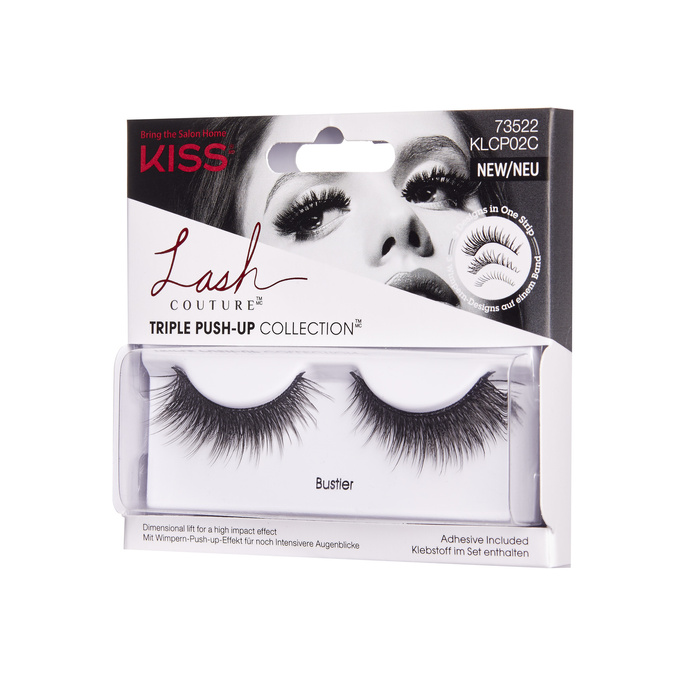 Naturalne sztuczne rzęsy na pasku KISS Push-Up Bustier 1 para