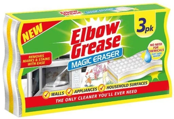 Gąbka do wielu powierzchni trudne plamy zabrudzenia ELBOW GREASE 3PK