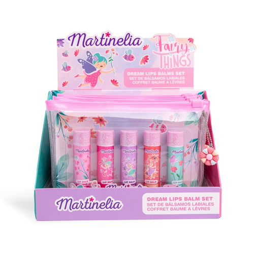 Zestaw owocowych balsamów do ust dla dzieci Fairy Things Martinelia 5x 3 g