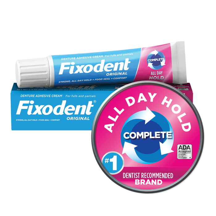 Klej do Protez Zębowych Mocujący Mocny FIXODENT Denture Adhesive 68 g USA