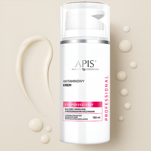 Krem do cery wrażliwej z rozszerzonymi naczynkami COUPEROSE-STOP Apis 100ml