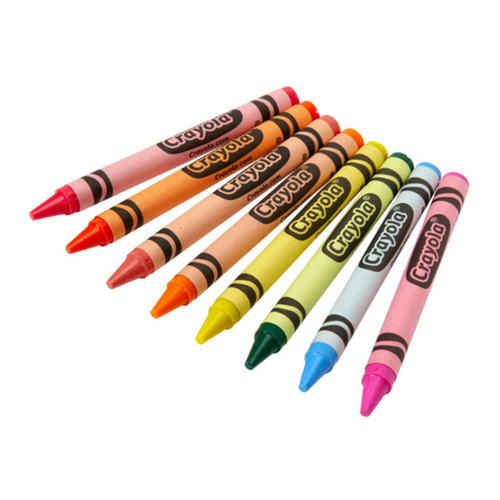 Kredki świecowe neonowe nietoksyczne dla dzieci Neon Crayons Crayola 8 szt