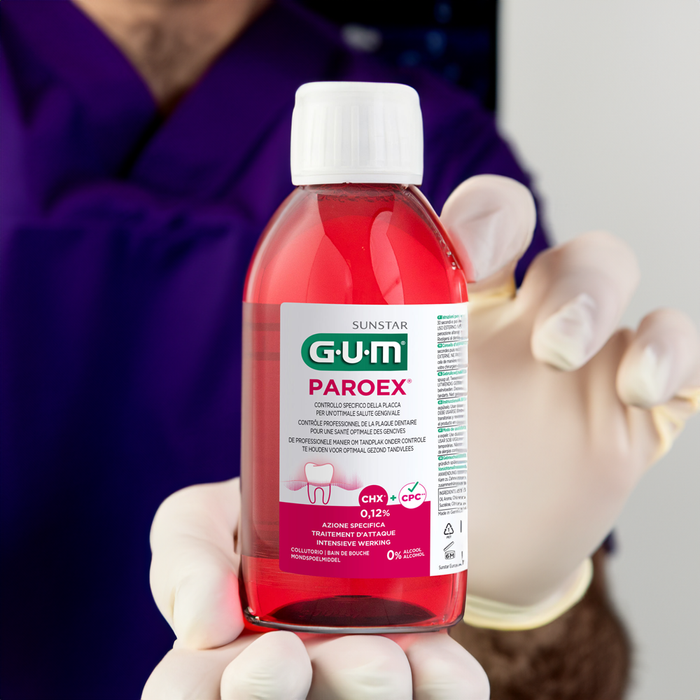 Antyseptyczny płyn do płukania ust CHX 0,12% GUM Paroex Sunstar 300 ml