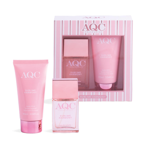 Zestaw prezentowy dla kobiet woda toaletowa balsam Sublime Harmony AQC 1szt