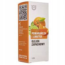 Olejek zapachowy POMARAŃCZA I LIMETKA do kominków i aromaterapii NA 10 ml