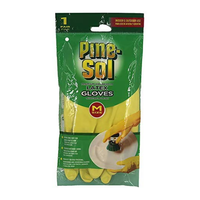 Rękawice lateksowe flockowane do sprzątania prac domowyh Pine-Sol M 1 para