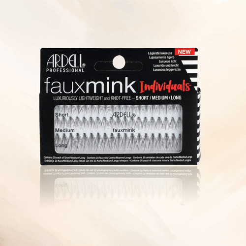 Kępki rzęs mix długości S/M/L knot-free fauxmink individuals Ardell 60 szt