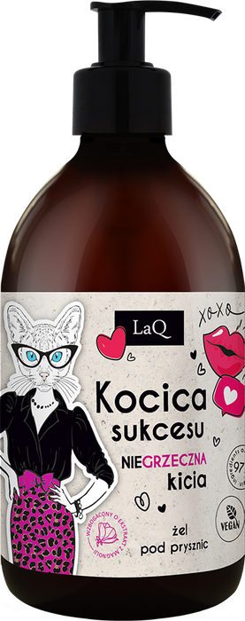 Naturalny żel pod prysznic dla kobiet MAGNOLIA: Kocica sukcesu LaQ 500ml