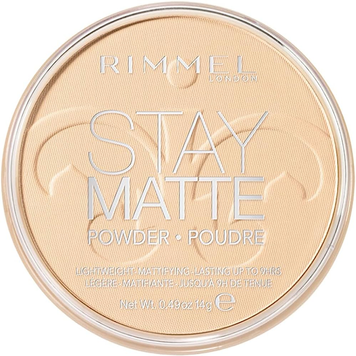 Puder do twarzy matujący prasowany Stay Mate 002 Pink Blossom Rimmel 14 g