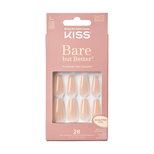 Kiss sztuczne paznokcie Bare but Better L BN02C 