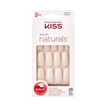 KISS sztuczne paznokcie naturals KSN07 x28 L