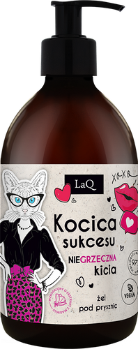 Naturalny żel pod prysznic dla kobiet MAGNOLIA: Kocica sukcesu LaQ 500ml